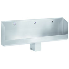 Urinoir collectif mural en inox | Urinoir Mural Inox Collectif SPN