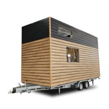 Tiny House ‘Cosy’ 6m avec mezzanine / mini-maison sur remorque - habitat modulaire idéal location