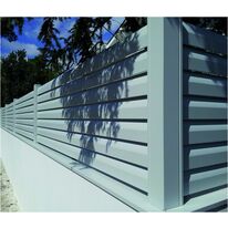 Clôture à lames persienne en aluminium | persienne