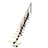 Escalier Elliot quart tournant bas rampe Cubik câbles | LAPEYRE SERVICES