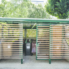 Abris et caches conteneurs en béton de 120 à 1 100 litre | Solutions de protection de la collecte sélective des déchets