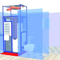 Structure regroupant les réseaux techniques du logement | Pro?’fil Box Aqua