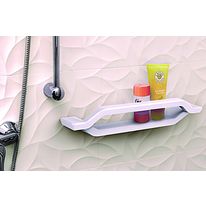 Poignée antichute et étagère porte savon pour douche | Onde