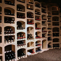 Casier en pierre calcaire d’une capacité de 23 bouteilles | Casier à bouteilles pierre blanche Maxi