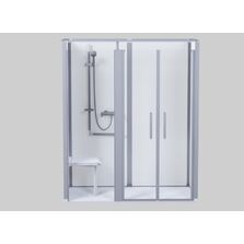 Porte saloon autoportante avec verre securit transparent | ONYX 