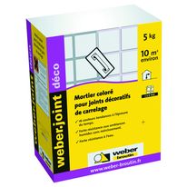 Mortier de jointement en seize teintes | Weber.joint déco