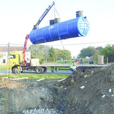 Système d'épuration des eaux domestiques de 21 à 300 EH | Actibloc 21 à 300 EH