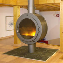 Cheminée métallique cylindrique | Calienta