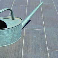 Carrelage en pierre naturelle d'aspect bois | Wengué