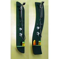 Colonne d'hydromassage en verre pour douche | Aquastar