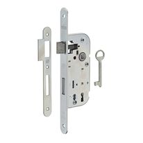 Serrure encastrable pour porte d'intérieur nf z/br 1 clé