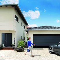 Portes sectionnelles à refoulement en plafond | Secura