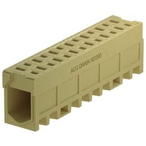 Caniveau monolithique en Béton Polymère pour applications à charge et trafic extrêmes. | ACO Monoblock Infra