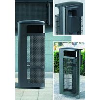 Corbeille et cendrier de rue | Imawa Corbeille