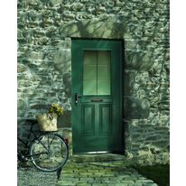 Porte d'entrée en fibre de verre décor bois | Classic-Craft