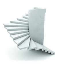 Escalier en béton à fût balancé | Escalier Balancé à fût 20 x 138 V2