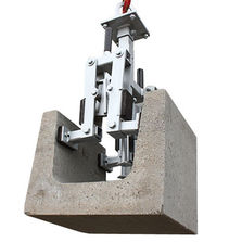 Pince mécanique pour déplacement de caniveaux en béton | Pince pour caniveau