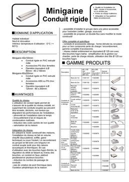 Gaine plate pour réseau de ventilation | Minigaine