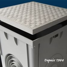 Regard à eaux pluviales en polypropylène pour drainage et récupération | SERIE PZD