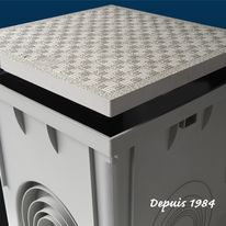 Regard à eaux pluviales en polypropylène pour drainage et récupération | SERIE PZD