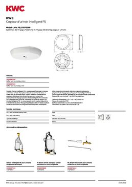 Capteur d'urinoir intelligent | F5EF3008