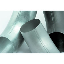 Raccord zinc pour descente d'eau pluviale | Coude cintré 90°