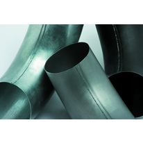 Raccord zinc pour descente d'eau pluviale | Coude cintré 90°