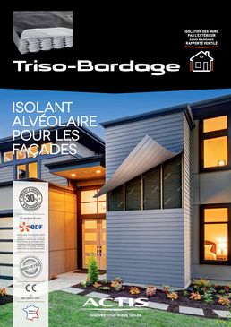 Isolant alvéolaire réflecteur pour les façades éligible au crédit d'impôt | TRISO-BARDAGE