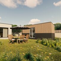 Studio jardin - lodge - chambre - atelier - box -cube  13m² - logement modulaire d'urgence