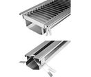 Caniveaux inox à fente ou à grilles pour intérieur | Caniveaux à fente et grilles