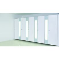 Cabines sanitaires en panneaux sandwich avec surface HPL | EF-3 JUMP