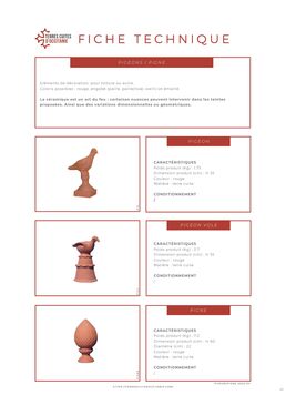 Ornement de toiture en terre cuite | Pigeon et pigne décoratifs pour faîtage et façade