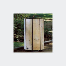 Corbeilles avec habillage en bois résineux | Les rustiques