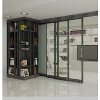 Système télescopique pour déplacement simultané de 2 ou 3 portes | Saf Télescopic