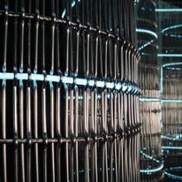 Tissage d&#8217;acier inoxydable et de fibres optiques | Maille Optique