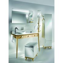 meuble de salle de bains type coiffeuse | Si on prenait le temps de vivre