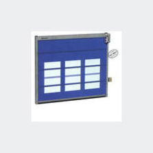 Porte industrielle souple à empilement pour intérieur ou extérieur