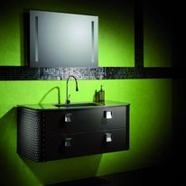 Ligne de meubles de salle de bains aux côtés tressés | Madison