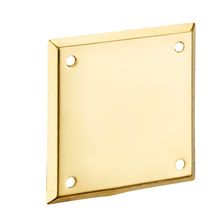 Plaque de propreté laiton 60 x 60