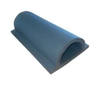 Butée linéaire demi-rond avec bords de fixation | WATTELEZ 