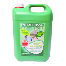 Antimousse biodégradable pour toitures, façades et murs | Ecogène vert