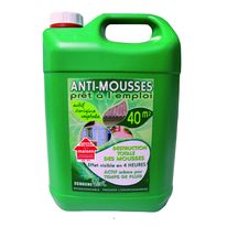 Antimousse biodégradable pour toitures, façades et murs | Ecogène vert