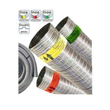 Tubage flexible double peau pour conduit de cheminée | TEN Liss inox 316 L ou 904 L