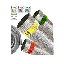 Tubage flexible double peau pour conduit de cheminée | TEN Liss inox 316 L ou 904 L