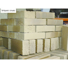 Briques de terre crue pour doublage ou remplissage | Brique crue