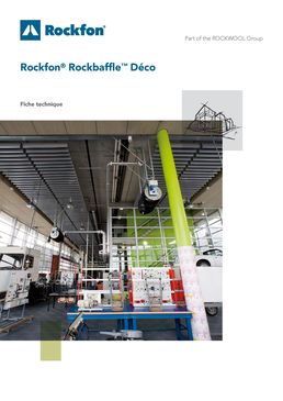 Rockfon® Rockbaffle™ Déco | Baffles acoustiques sous plafond 