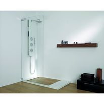 Receveur de grandes dimensions avec espace douche carrelé | Par-Ker