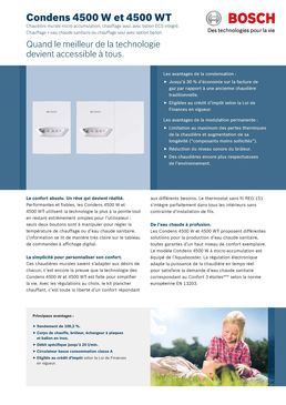 Chaudière à condensation jusqu'à 25 kW de puissance | Condens 4500 W