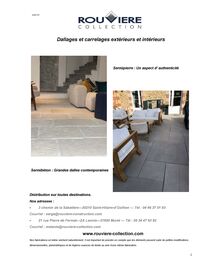 Carrelages et dallages en béton - Rouviere Collection