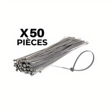 Serre-câbles gris x50 - 7.6mm - 250mm | TECLINK